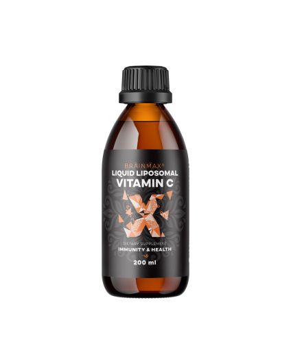 BrainMax Liquid Liposomal Vitamin C, Płynna liposomalna witamina C, 200 ml