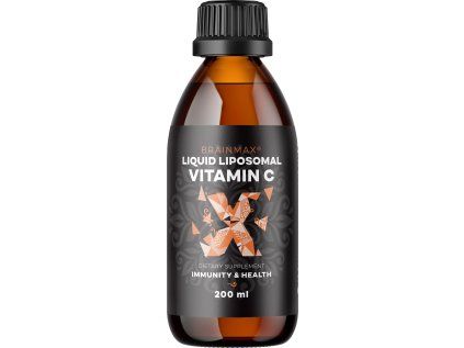 BrainMax Liquid Liposomal Vitamin C, Płynna liposomalna witamina C, 200 ml