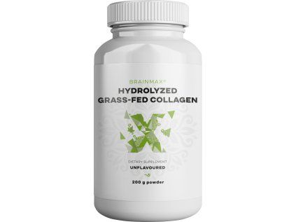 BrainMax Kolagen Hydrolizowany, Grass-fed Collagen, 200 g