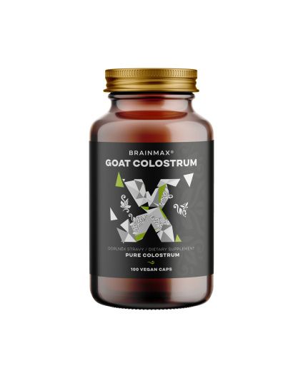BrainMax Goat Colostrum®, Siara kozia 250 mg, 100 kapsułek roślinnych