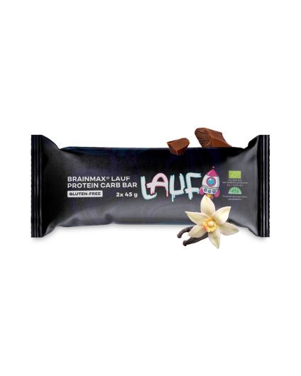 BrainMax LAUF® Protein Carb Bar, baton proteinowo-węglowodanowy, BIO, 90 g