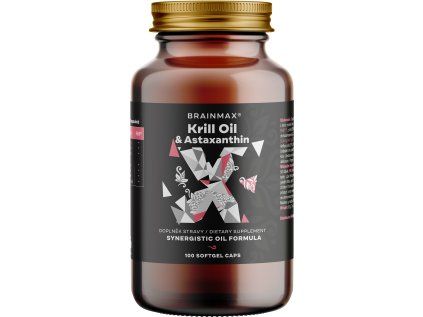 BrainMax Krill Oil z astaksantyną, 500 mg, 100 kapsułek softgel