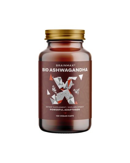 BrainMax BIO Ashwagandha (aszwaganda), 560 mg, 100 kapsułek roślinnych