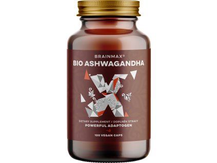 BrainMax BIO Ashwagandha (aszwaganda), 560 mg, 100 kapsułek roślinnych