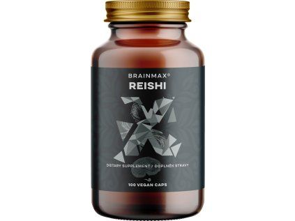 BrainMax Reishi extract, 50% polisacharydów i 20% beta-1,3/1,6 D-glukanów, 500 mg, 100 kapsułek roślinnych
