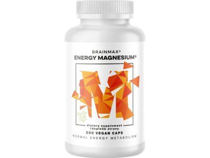 BrainMax Energy Magnesium®, 1000 mg, Magnez Malat, 200 mg,  200 kapsułek