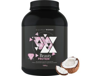 BrainMax Women Beauty Protein®, białko dla kobiet z kolagenem, keratyną i witaminami, 1000 g