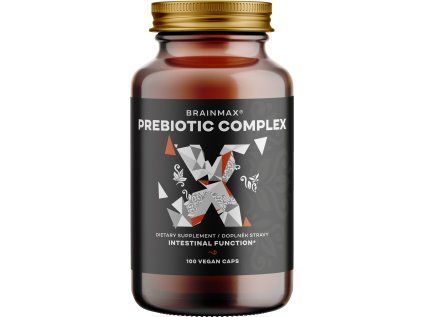 BrainMax Prebiotic Complex, mieszanka prebiotyków, BIO, 100 kapsułek roślinnych