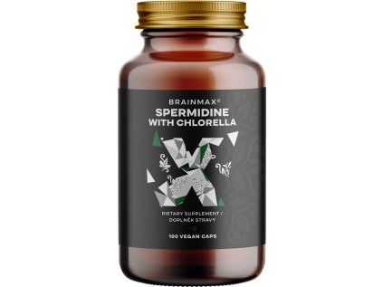 BrainMax Spermidine Chlorella, 100 Kapsułek Roślinnych