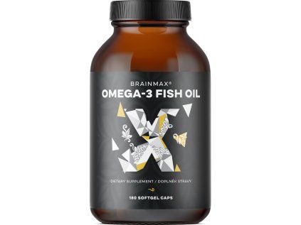 BrainMax Omega-3 Fish Oil, 180 kapsułek softgel