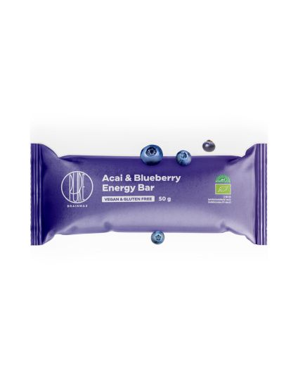 BrainMax® Organic Energy Bar, Acai & Blueberry, 50 g