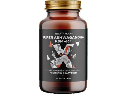 BrainMax Super Ashwagandha extract KSM-66®, 50 kapsułek roślinnych