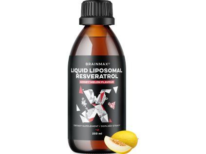 BrainMax Liquid Liposomal Resveratrol, Honey Melon, 200 mg, 250 ml