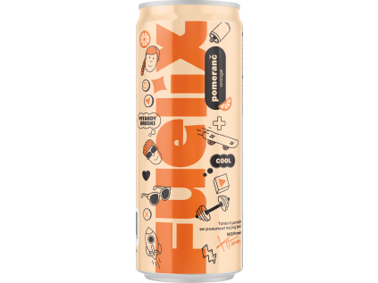 Napój Fuelix, pomarańczowy, puszka, 250 ml
