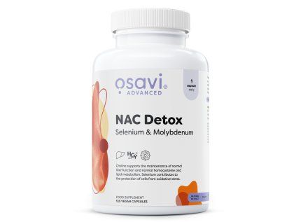 Osavi NAC Detox, Selen i Molibden, 60 kapsułek