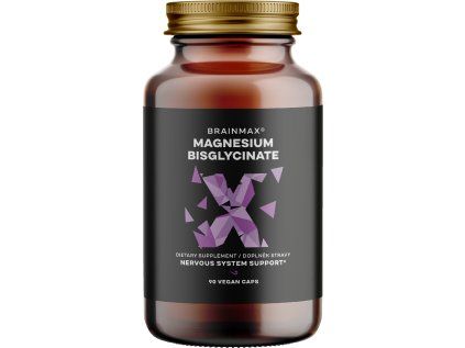 BrainMax Bisglycinian magnezu, 90 kapsułek roślinnych