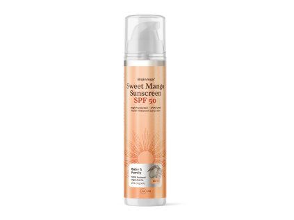 BrainMax Krem przeciwsłoneczny Sweet Mango, SPF 50, 100 ml