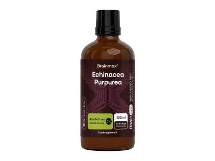 Brainmax® Echinacea Purpurea, bezalkoholowa nalewka ziołowa, 100 ml