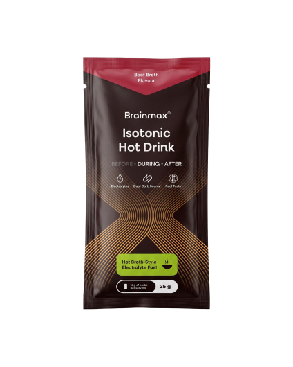 BrainMax® Isotonic Hot Drink, Bulion wołowy, 25 g
