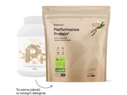 Performance Protein®, natywne białko serwatkowe, wanilia, 1000 g