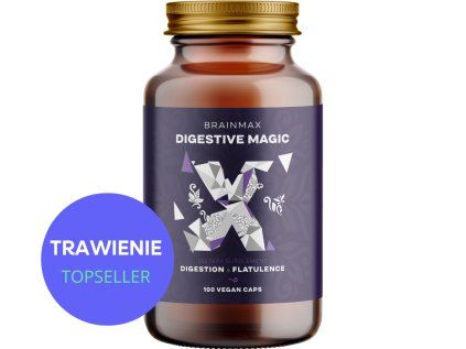 BrainMax Digestive Magic®, Enzymy trawienne, 100 kapsułek roślinnych